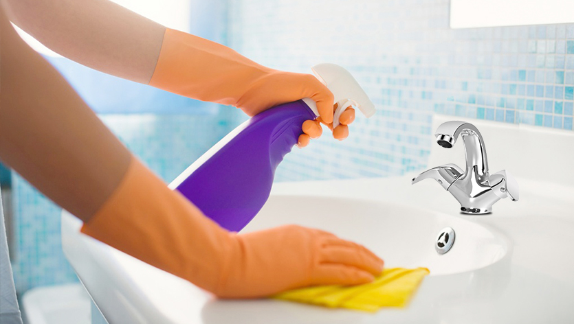 bathroom cleaning tips