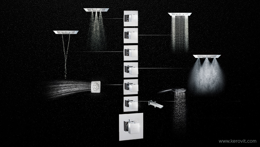thermostatic shower faucet