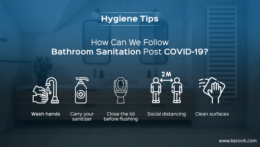 how can we follow bathroom sanitation post covid-19