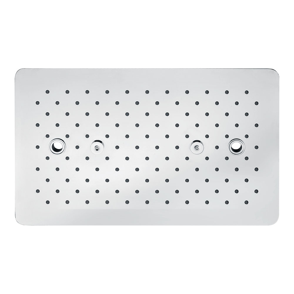 TWO FUNCTIONS CEILING SHOWER WITHOUT CHROMOTHERAPY - SS (RAIN & TWO MISTS)
