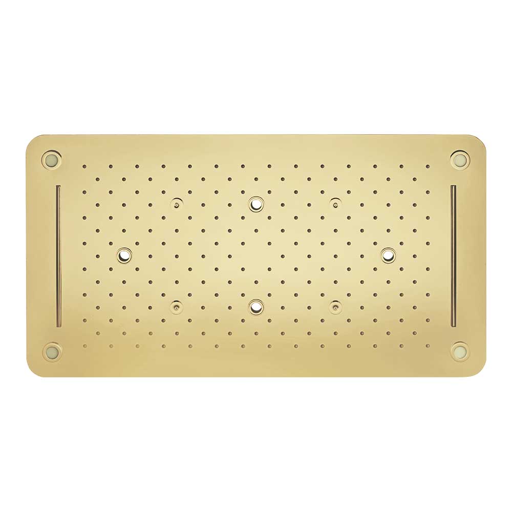 Three Functions Ceiling Shower With Chromotherapy (Rain, Two Waterfall & Four Mists)